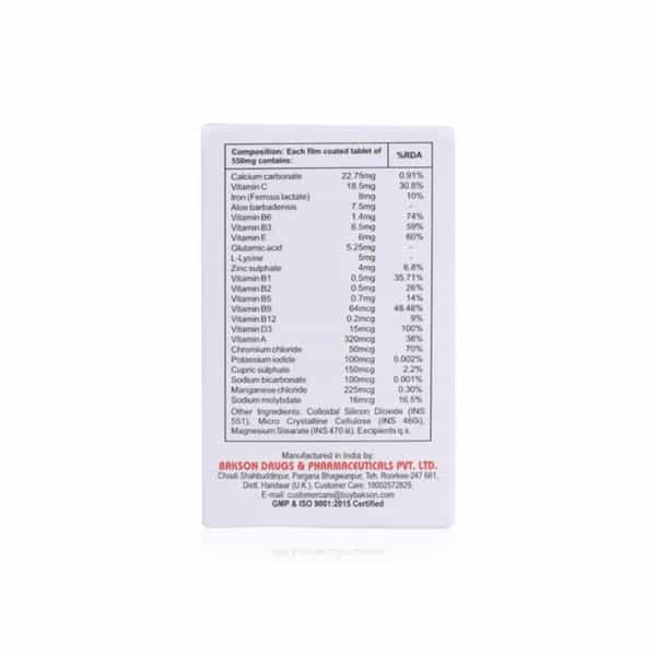 Bakson Vitamin D Plus Capsules For All Age Groups 30 Nos