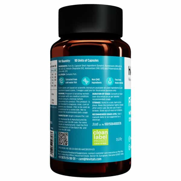 Hk Vitals Fish Oil And Multivitamin With Probiotics (90 Tablets Each) Combo Pack