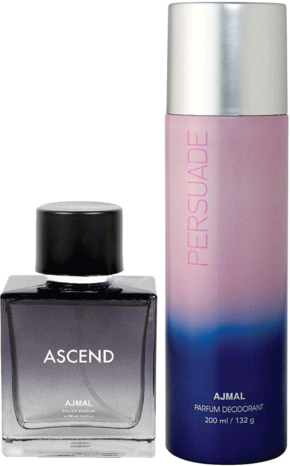 Buy AJMAL ASCEND EDP 100ML & WILD WATERS EDT 250ML FOR UNISEX COMBO ...