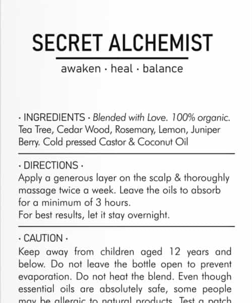 Secret Alchemist Clear - Anti-Dandruff Oil