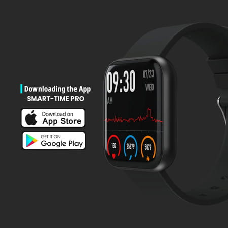 Portronics Kronos X2 Por-1456 - Smart Wrist Watch Black