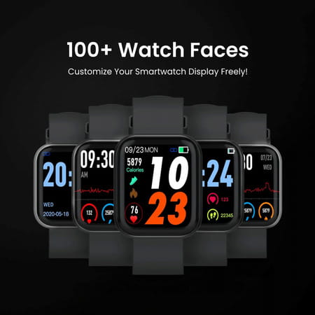 Portronics Kronos X2 Por-1456 - Smart Wrist Watch Black