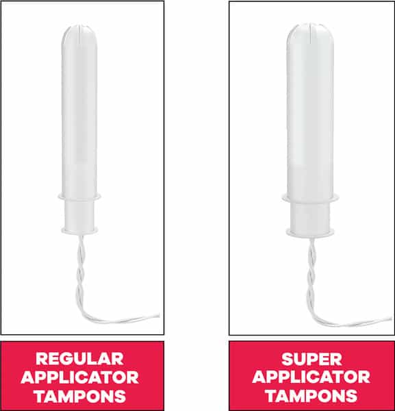 Sanity Regular And Super Applicator Tampons - (Pack Of 20)