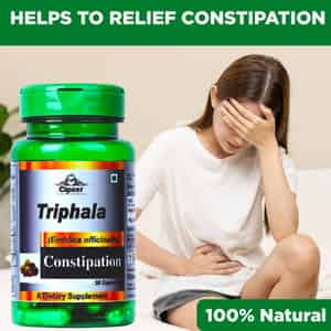 Cipzer Triphala Capsule Relief From Constipation,liver Support,antioxidant & Blood Sugar 60 Capsules