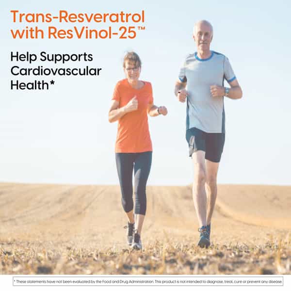 Doctor's Best Trans-Resveratrol Capsules | 60 Count