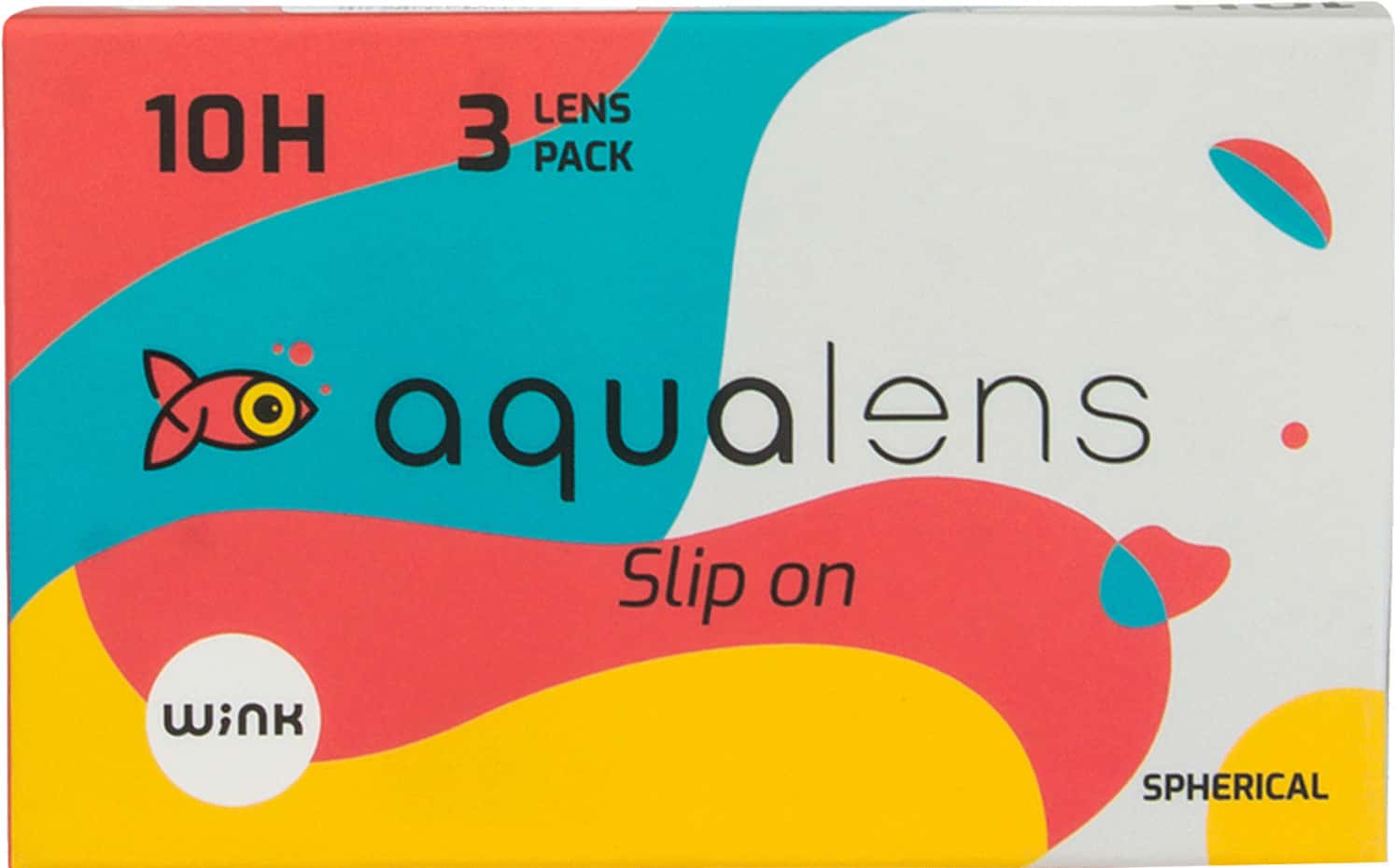 Aqualens 10 H Montly Disposable Contact Lens (3 Lens/Box) (-2)