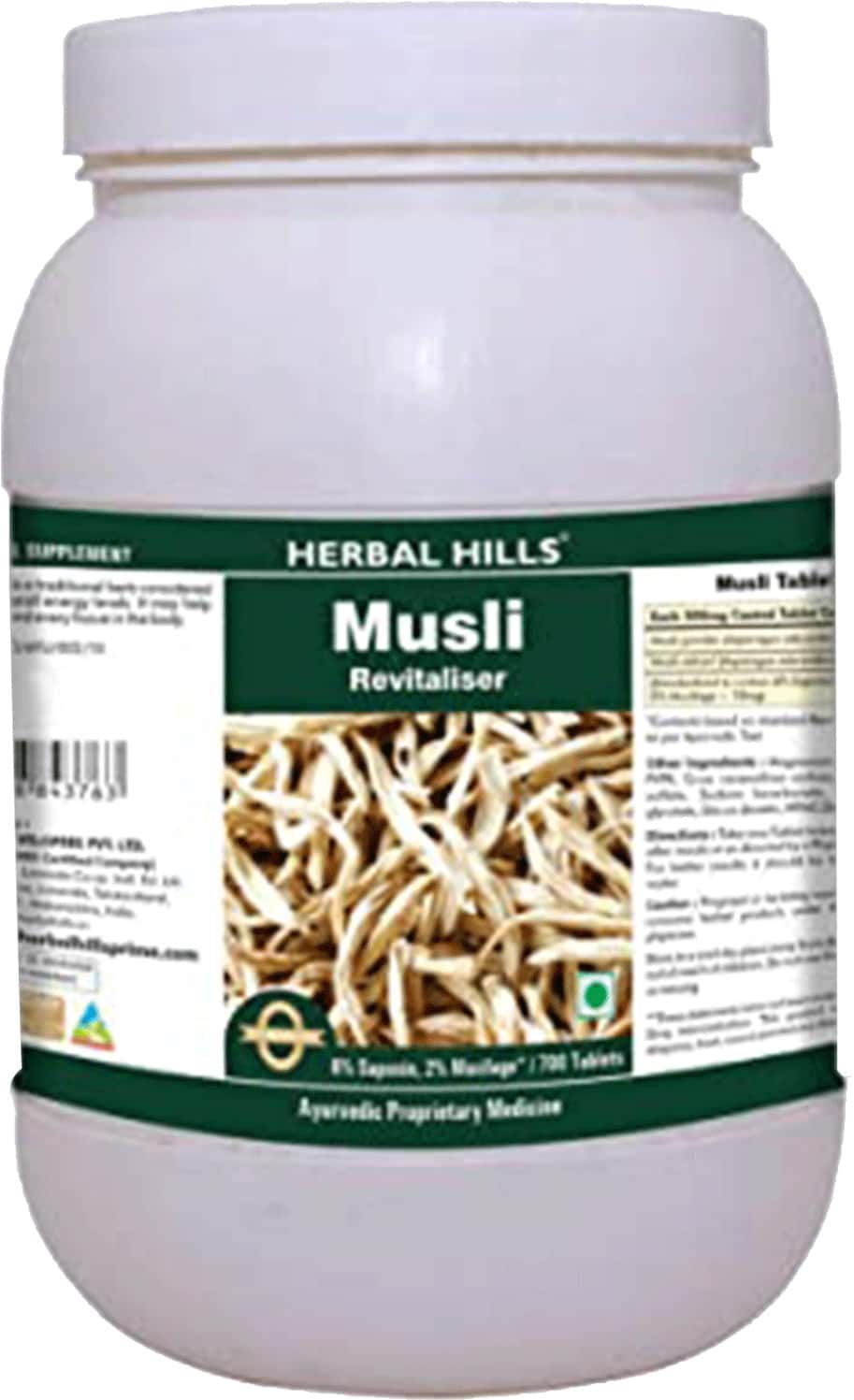 Herbal Hills Musli 700 Tablets (Pack Of 5)