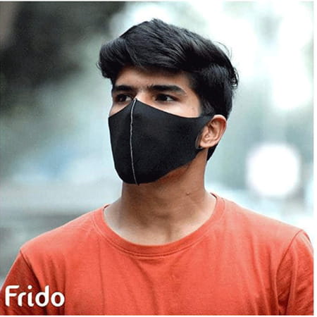 Arcatron Mobility Combo 1 Silver+ 1copper Treated Face Mask - Breathable & Stretchable - Washable