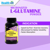 Healthvit Fitness Micronized Glutamine Powder - 100 G (Unflavored)