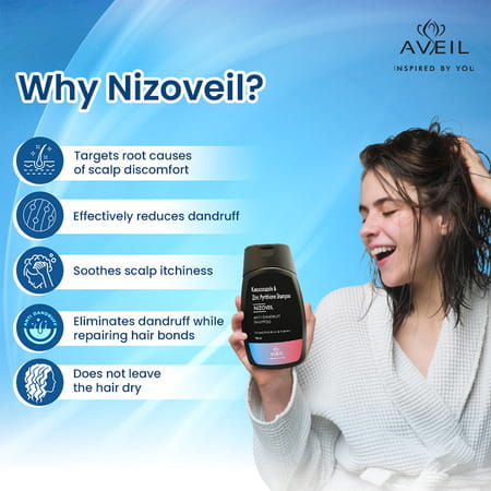 Nizoveil Anti Dandruff Shampoo - 100ml