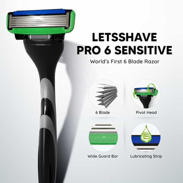 Letsshave Pro 6 Sensitive Gift Set