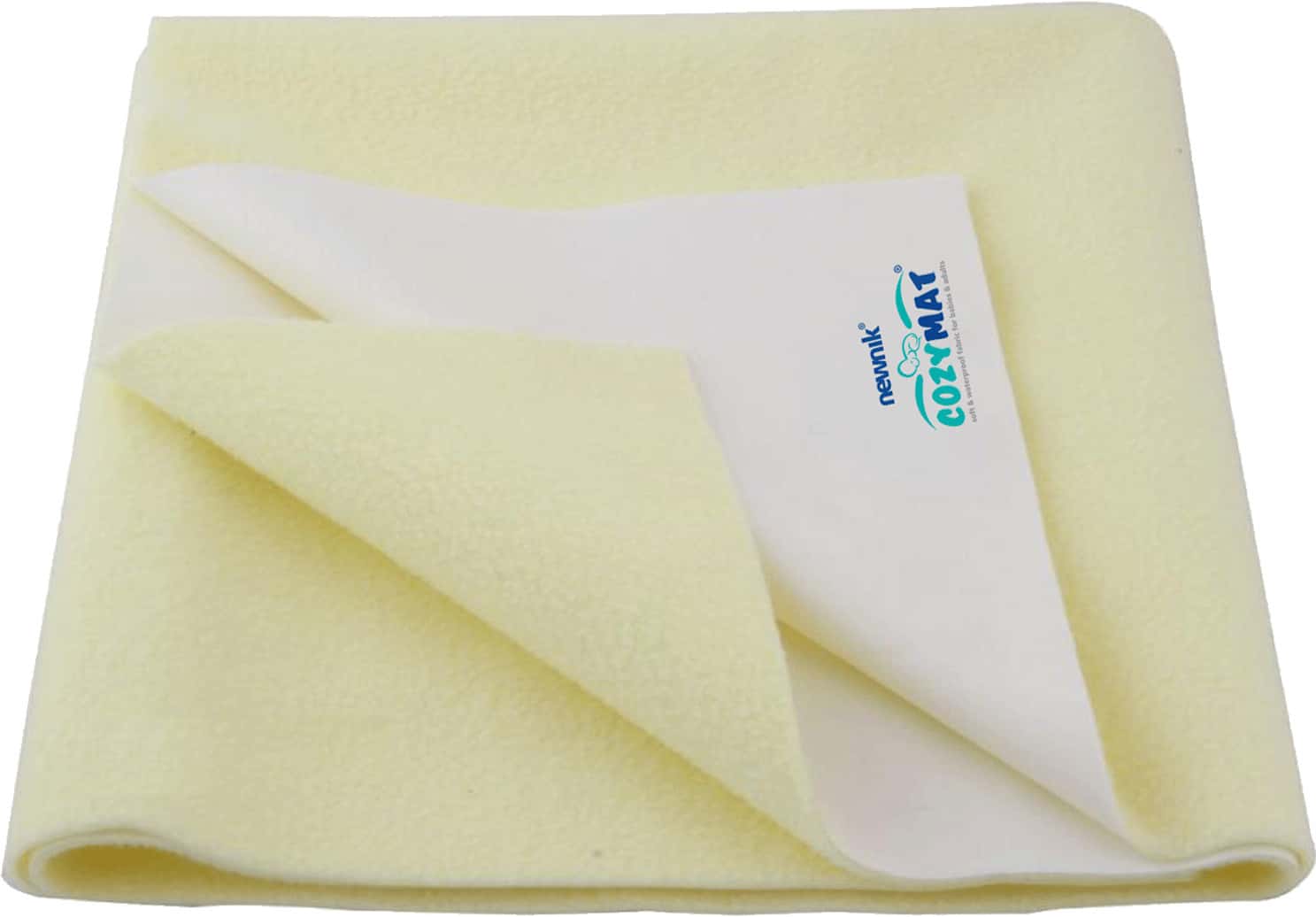 Newnik Cozymat Dry Sheet (Size: 140cm X 220cm) Single Bed Yellow