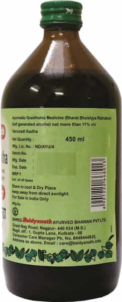 Baidyanath Asli Ayurved Varunadi Kadha 450 Ml