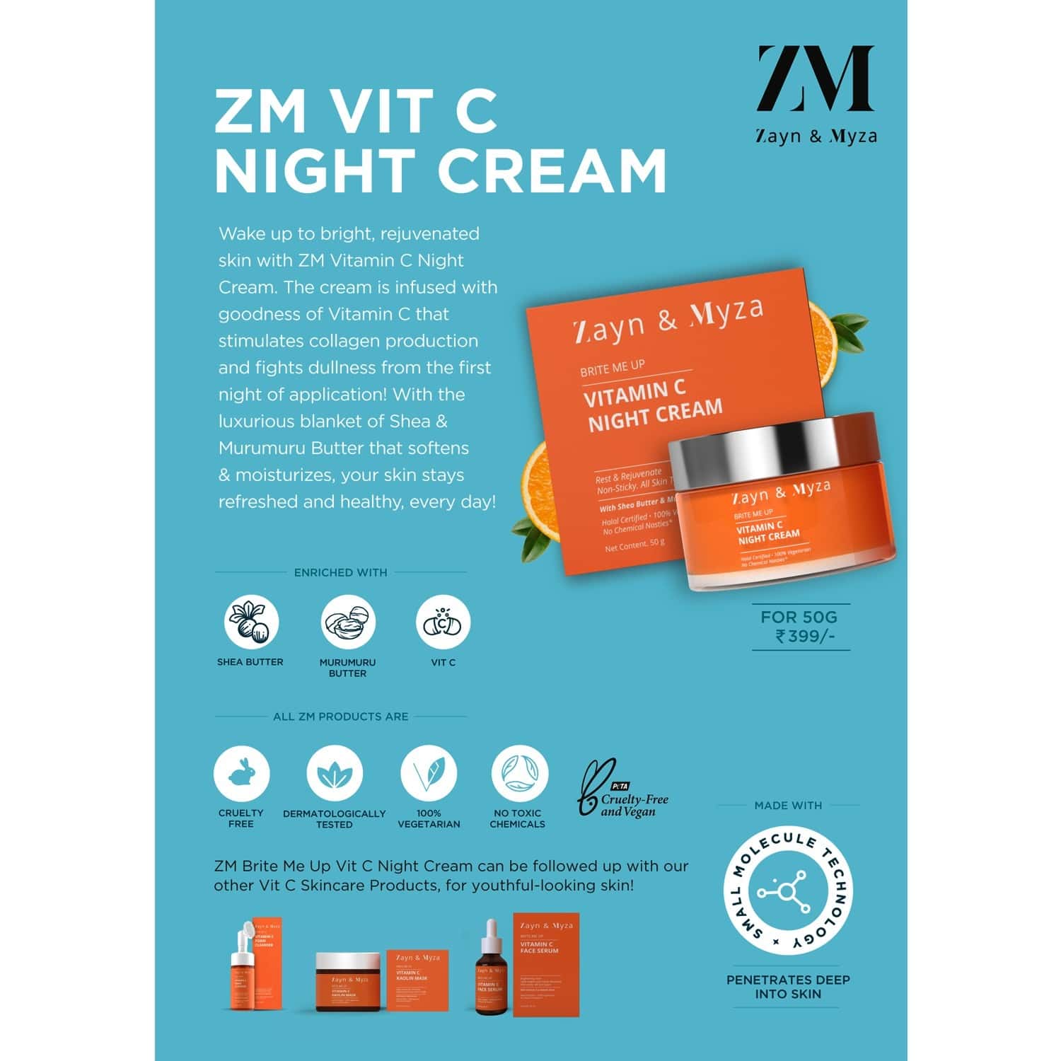 Buy ZAYN & MYZA _VITAMIN C FOAMING FACE WASH Online & Get Upto 60 OFF