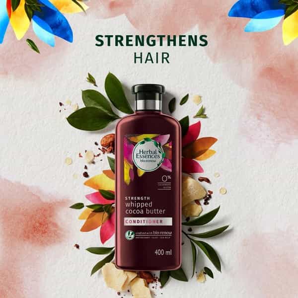 Herbal Essences Bio Renew Strength Whipped Cocoa Butter Conditioner - 400Ml