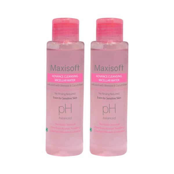 Maxisoft Advance Cleansing Micellar Water | Ph Balanced | Bottle | 100 Ml