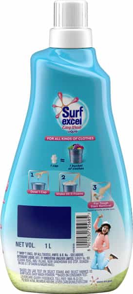 Surf Excel Easy Wash Detergent Liquid - 1 L