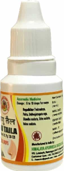Hass Anu Taila/ Oil/ Tel/ Thailam 15 Ml Each X 4 With Nasal Drop