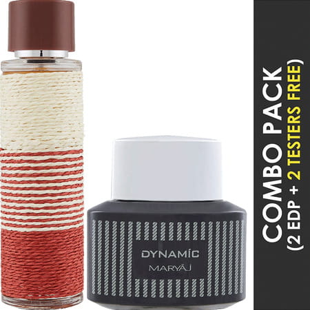 Maryaj Deuce Homme Edp 100Ml & Dynamic For Him Edp 100 Ml Pack Of 2