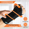 Vissco Universal Cockup Wrist Support For Colle'S Fracture (Black)