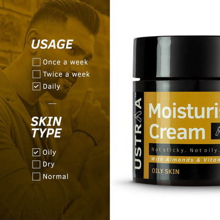 Ustraa Moisturising Cream For Oily Skin - 100g