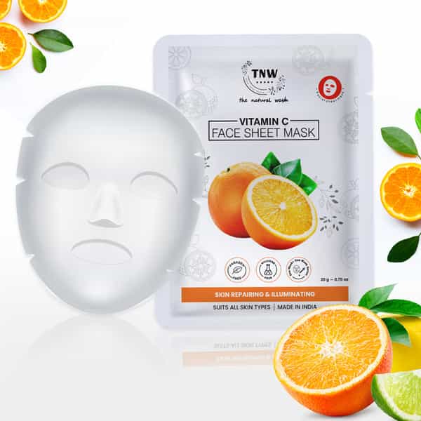 Tnw The Natural Wash Vitamin C Face Sheet Mask