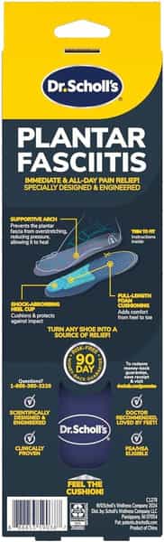Dr. Scholl Plantar Fasciitis Orthotics Women Size 6-10 - 2 Pack