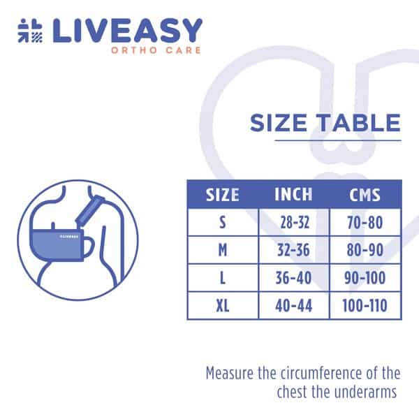Liveasy Ortho Care Arm Sling Pouch-Supports Shoulder-Xl