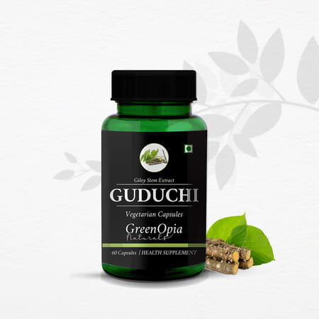 Greenopia Guduchi (Giloy) 60 Vegetarian Capsules
