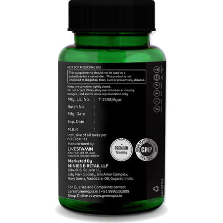 Greenopia Guduchi (Giloy) 60 Vegetarian Capsules