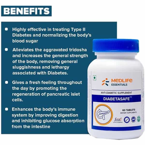 Medlife Essentials Diabetasafe Tablet 60