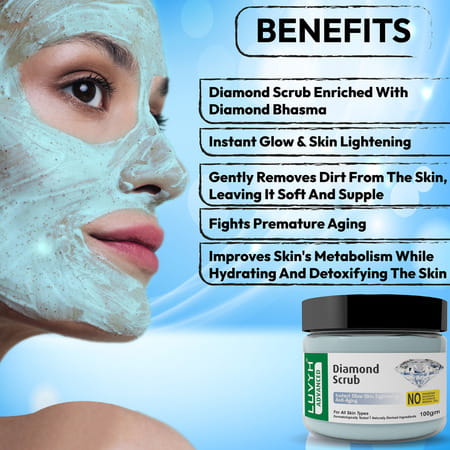 Luvyh Diamond Scrub- 100gm