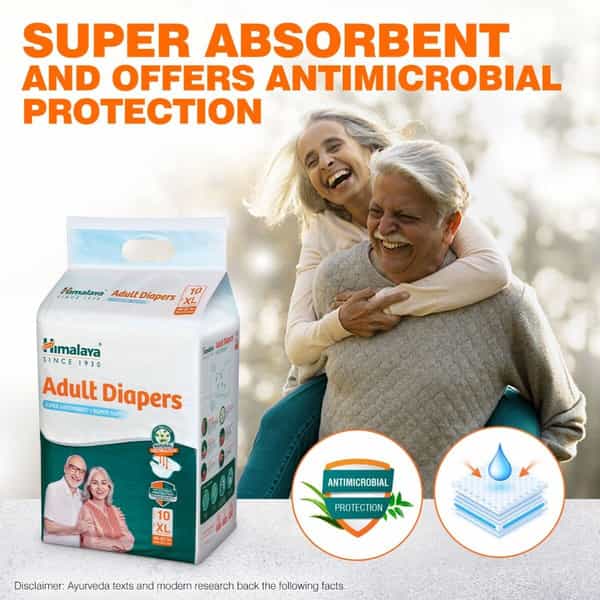 Himalaya Adult Diaper (Extra Large) 10 Pcs | Unisex X Pack Of 4 Adult Diapers - Xl (40 Pieces)