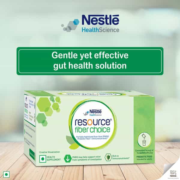 Nestle Resource Fiber Choice Partially Hydrolyzed Guar Gum+Prebiotic Fiber+Immunonutrients 86.8G
