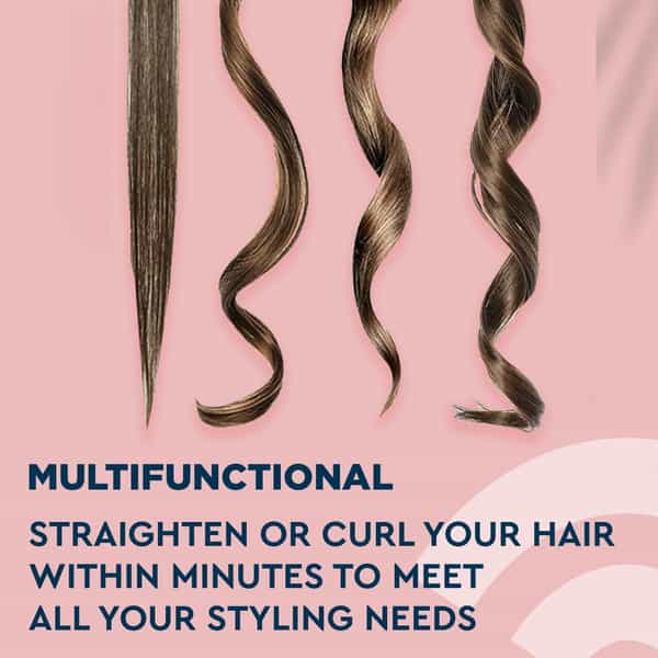 Gubb 2 In 1 Hair Curler & Straightener (Gb-007)