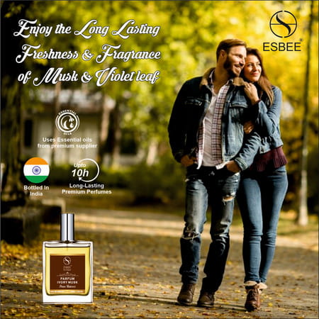 Esbee The Original Parfum Ivory Musk | Unisex | Bergamot | Neroli | Jasmine | Musk & Cedarwood 50Ml
