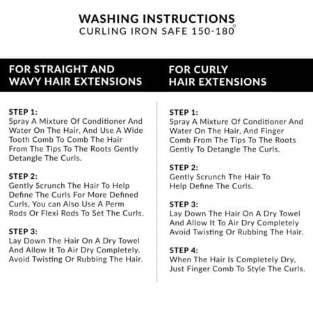 Streak Street Clip-In 24" Jet Black Straight Hair Extensions