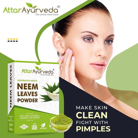 Attar Ayurveda Neem Powder For Face | Skin And Hair (200 Grams)