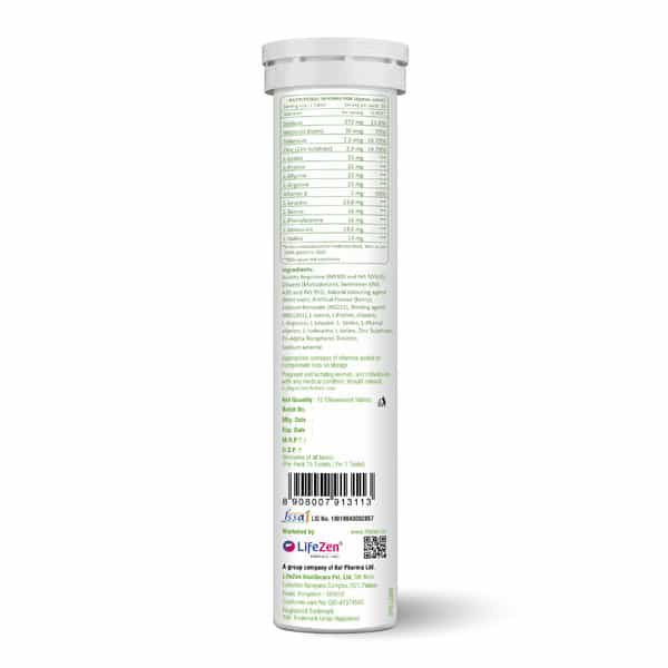Tuskca Biotin With Zinc | Selenium & Amino Acids For Hair | Skin | Nail Health | 20 Tablets