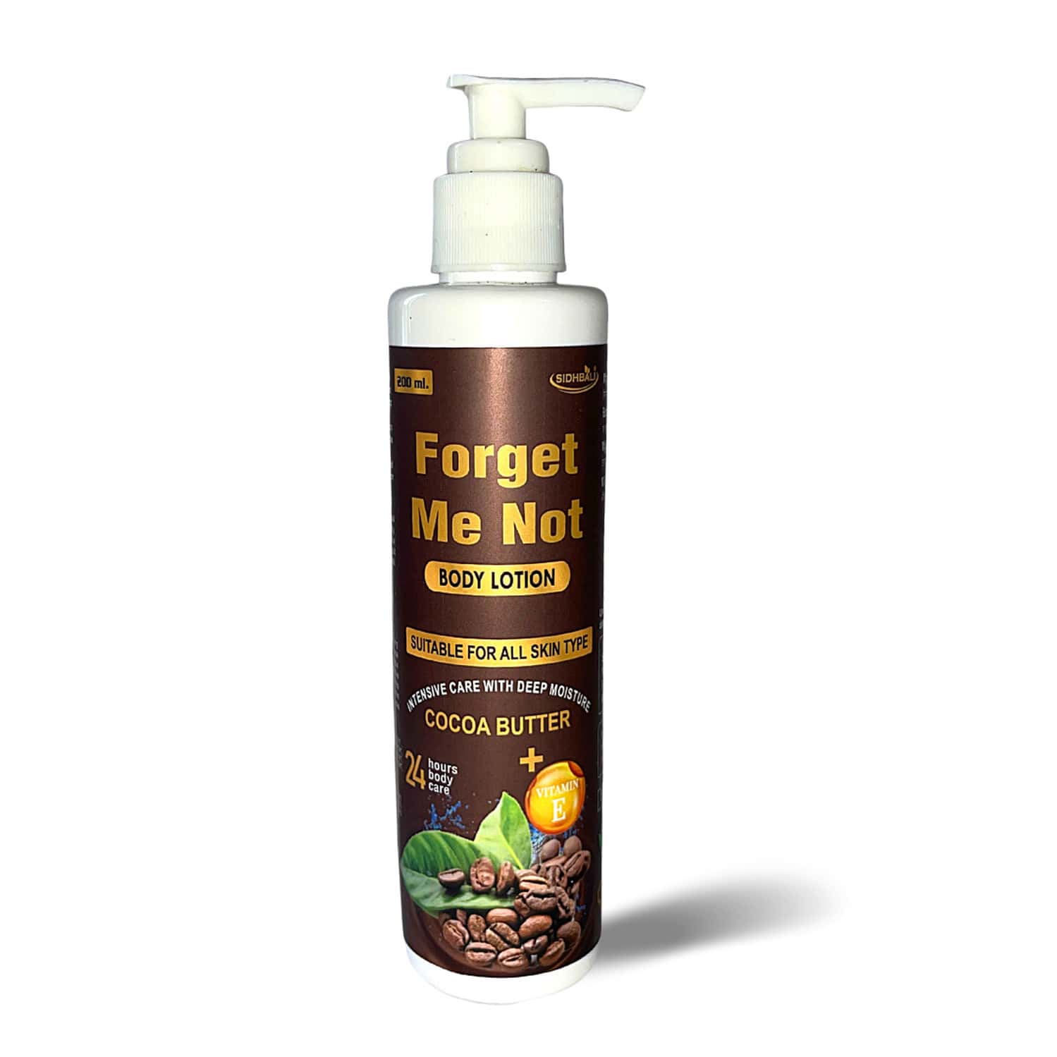 Forget Me Not Cocoa Body Lotion | Non-greasy & Fast Absorbing | Unisex | All Skin Types I 200ml