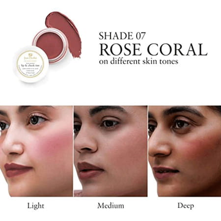 Just Herbs Lip And Cheek Tint -07 Rose Coral