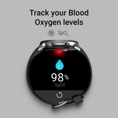 Noise Fit Active Spo2 Smartwatch (Black)