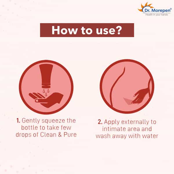 Dr. Morepen Clean & Pure Ph 3.5 Intimate Hygiene Wash | Women | Tea Tree Oil & Sea Buckthorn