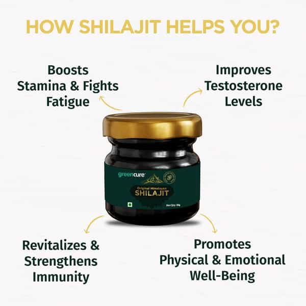 Greencure Original Himalayan Shilajit Resin (20G) Shilajeet / Silajit