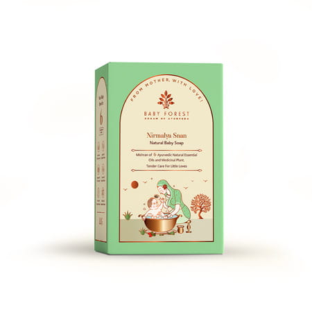 Baby Forest Nirmalya Snan Natural Baby Soap For Kids | Baby Soap For Bath | 125.0 Gm