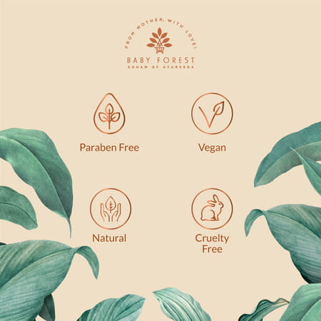 Baby Forest Nirmalya Snan Natural Baby Soap For Kids | Baby Soap For Bath | 125.0 Gm