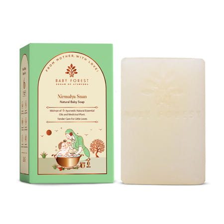 Baby Forest Nirmalya Snan Natural Baby Soap For Kids | Baby Soap For Bath | 125.0 Gm