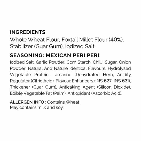 Auric Baked Instant Mexican Peri Peri Noodles 70G (Pack Of 6) Baked | Not Fried