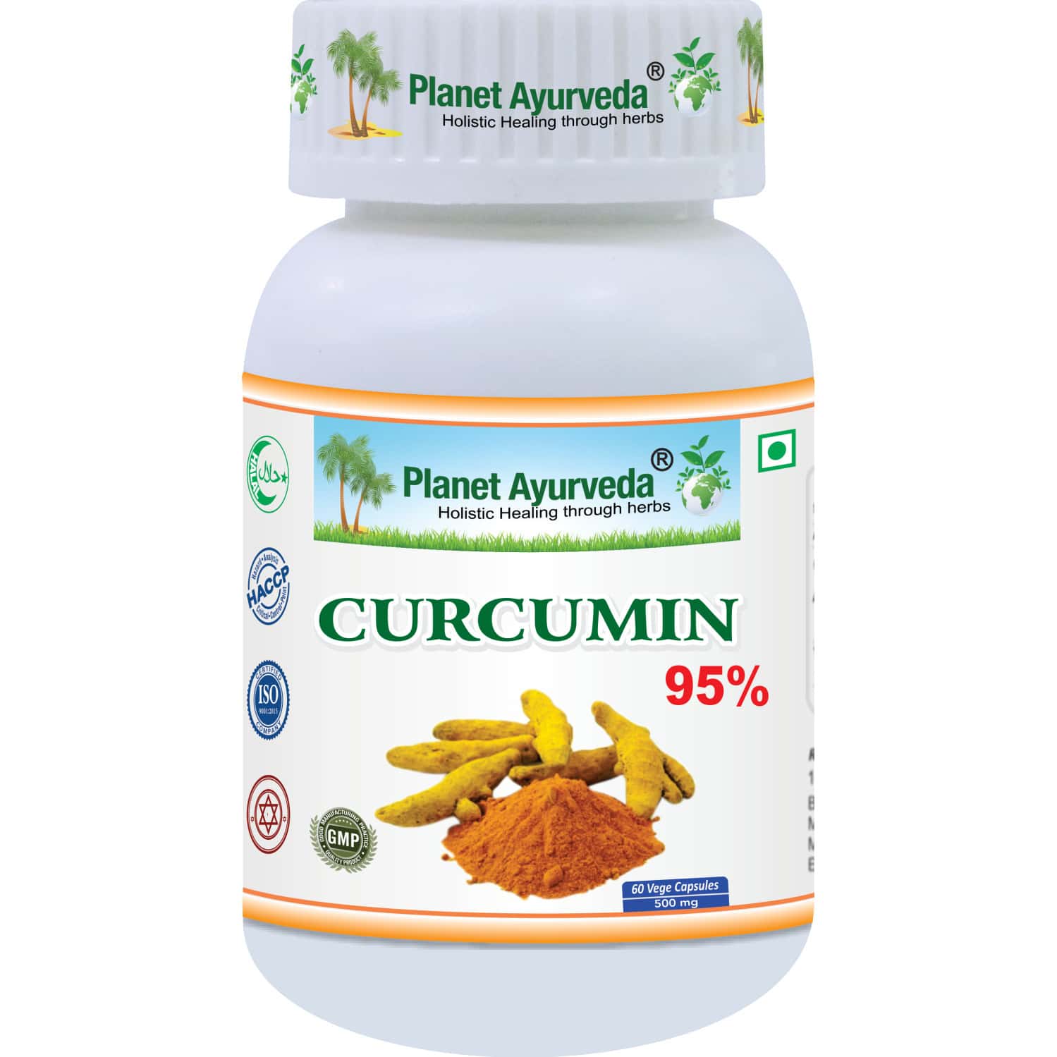 Planet Ayurveda Curcumin 95% Capsules - 60 Capsules