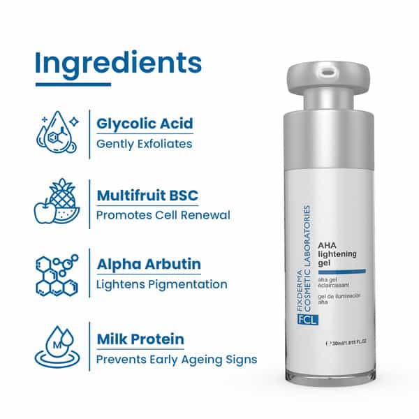 Fcl Aha Lightening Gel For Hyperpigmentation And Healthy Cell Renewal